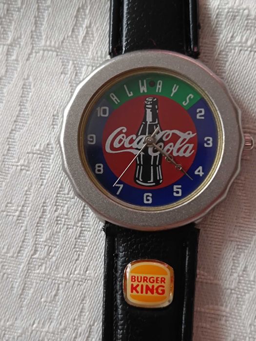 Zegarek Coca Cola kapsel  lata 90 te