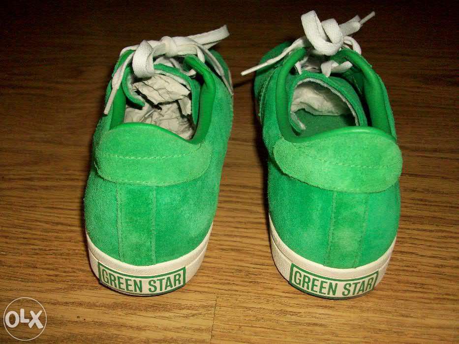 Adidas green star clearance