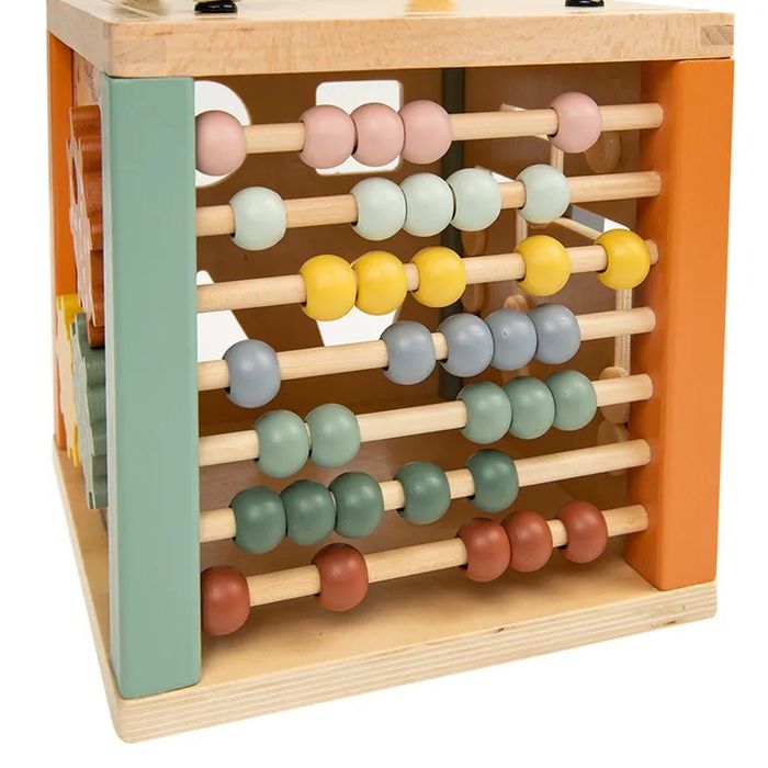 Smiki, kostka edukacyjna, zabawka drewniana smyk ze smyka drewno