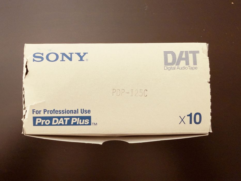 Kasety DAT Sony Pro Dat Plus 125