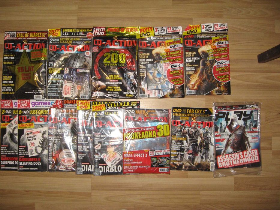 zamienię/sprzedam gazety CD-ACTION,  Gratka 3D i inne
