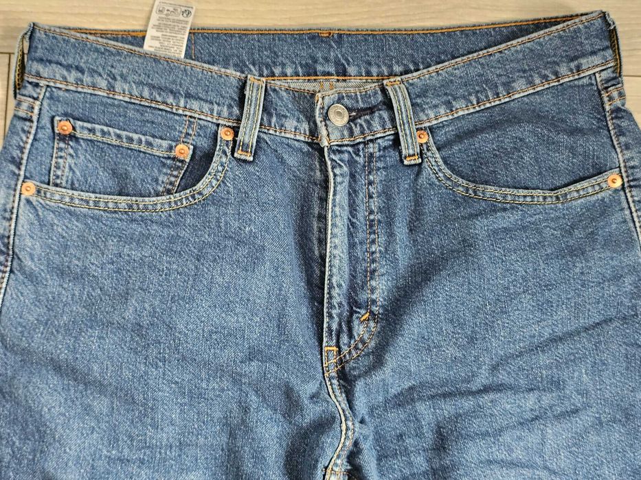 Levi's - Jeansy Straight Leg spodnie w32 l32 niebieskie levis