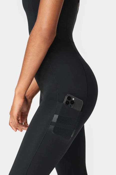 Kombinezon sportowy czarny treningowy Stronger M