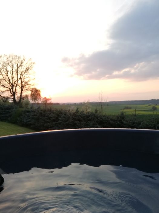 Domek w Dębowym Gaju z klimatyzacją całoroczny z balią do wynajęcia