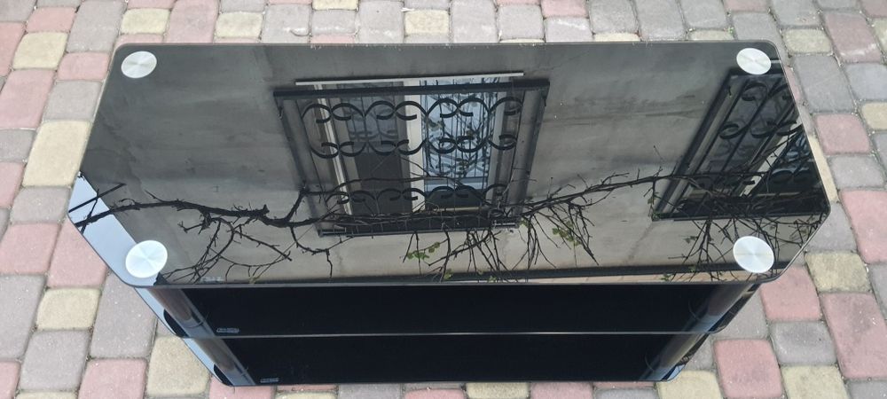 Стол стеклянный под аппарат