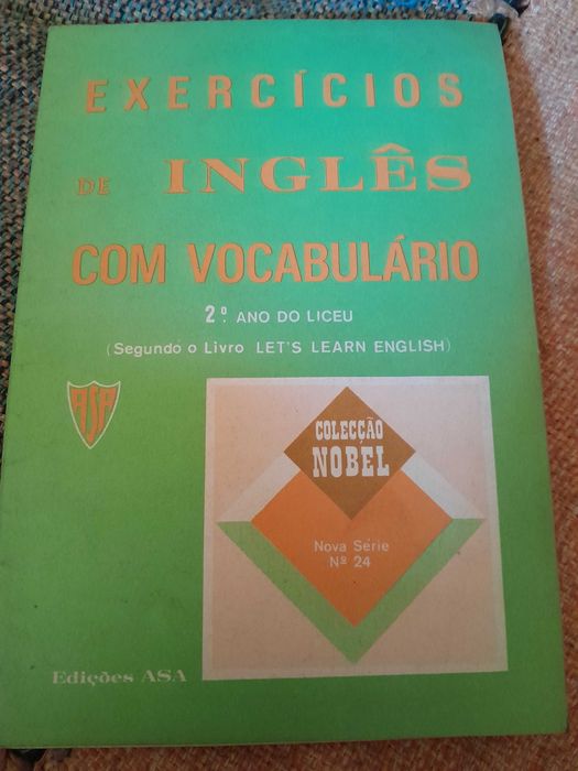 Exercícios de inglês com vocabulário