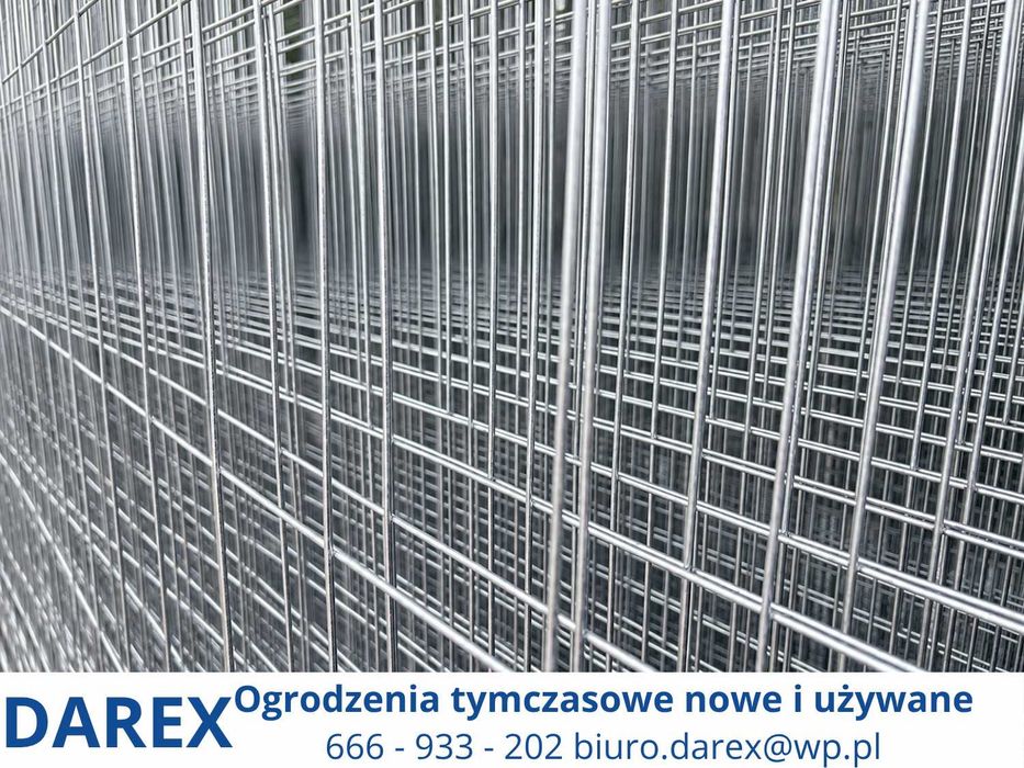 Ogrodzenie tymczasowe budowlane NOWE – panel ażurowy 3,5 × 2 m