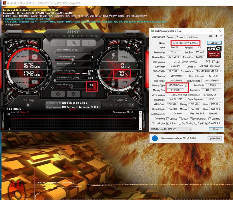Ігровий ПК Ryzen 5 5600 RX 5700 XT 8GB 6|12 ядер 32 DDR4 M.2 512 AM4