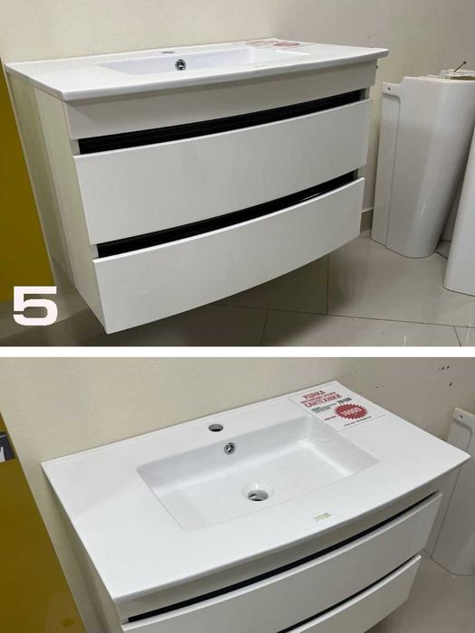 Розпродаж дорогих меблів для ванни Jacob Delafon, Villeroy Boch, Noken