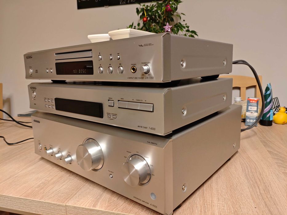 Onkyo wzmacniacz A-9555, CD DX-7355, Tuner T-4555