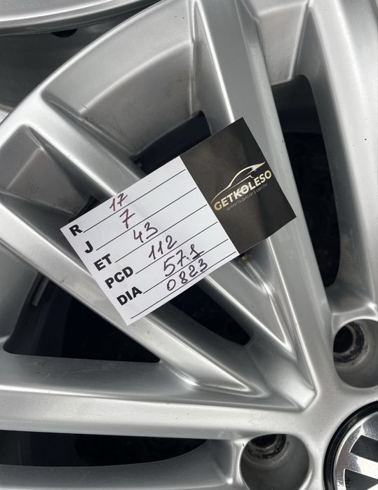 Диски Volkswagen 5/112 r17 оригінал