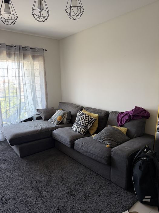 Sofá 3 pessoas com chaise longue