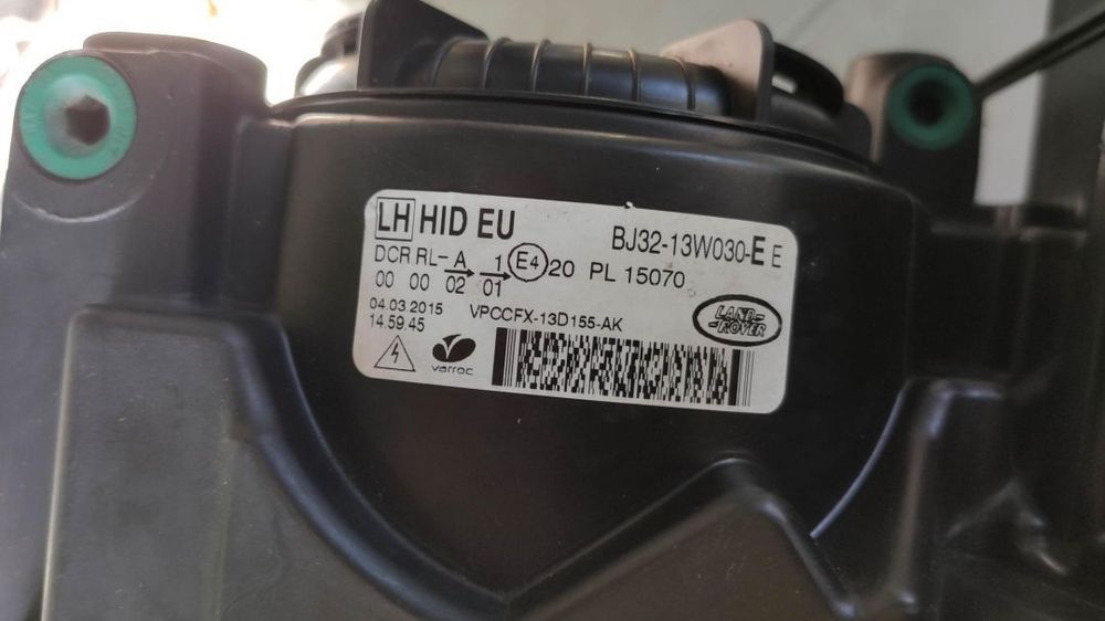 farol esquerdo Xenon range Rover Evoque completo