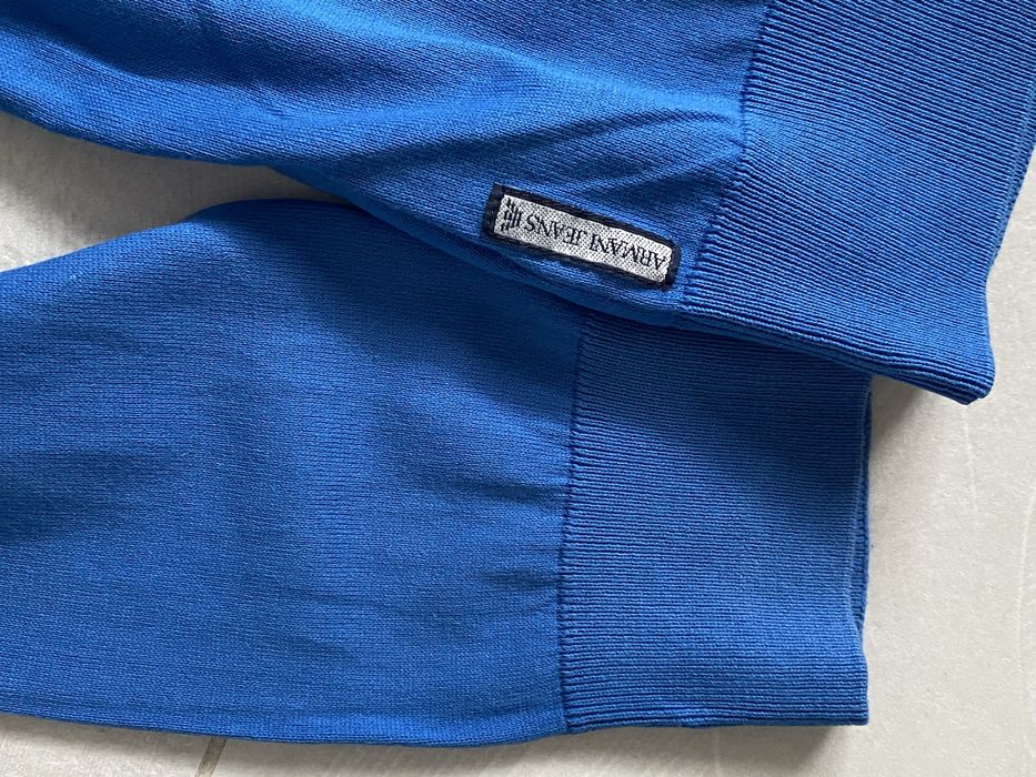 Armani Jeans bawełna męski sweter M niebieski W28WJ