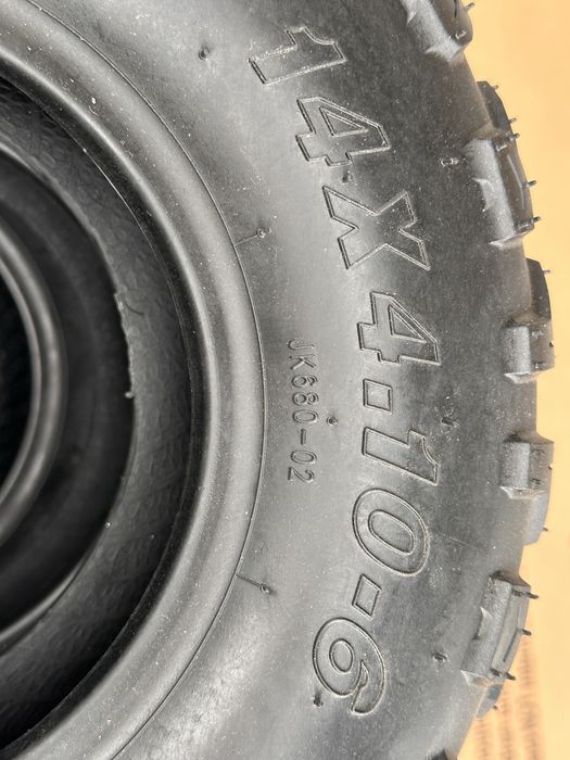 Покришки на квадроцикл 48в 1000ват розмі 14*5*00-6 і 14*4.10-6