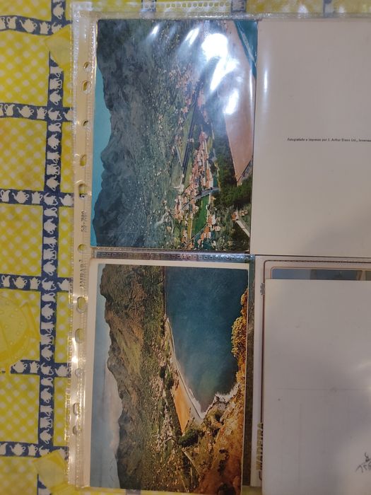 6 postais antigos do estádio municipal de Machico Madeira