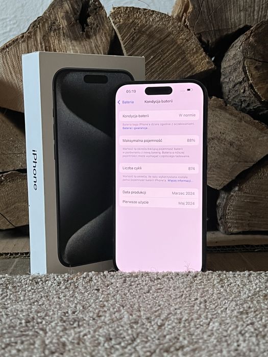 iPhone 15 Pro 128 GB  Blue Titanium