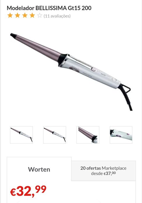 Modelador de cabelo Belíssima