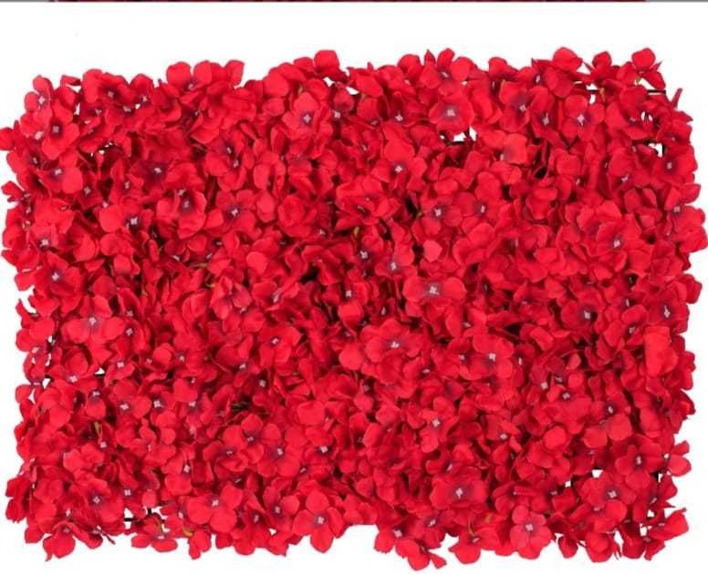 Painel Jardim Vertical de Parede com Flores Artificiais