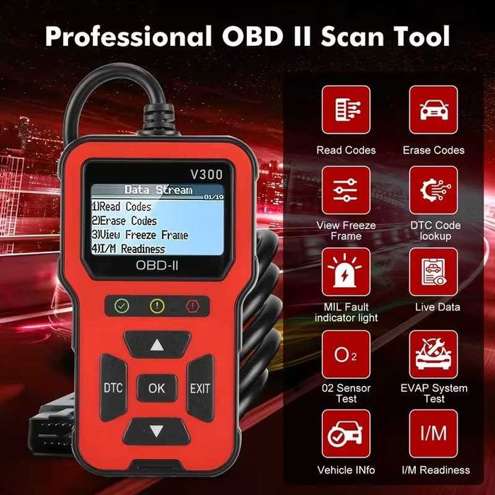 Scanner diagnóstico falhas de motor pr todo tipo de veículos. Novo.