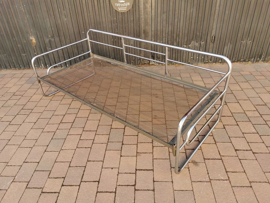 Sofa chrom proj. Robert Slezak/ KOVONA Czechosłowacja '30-50, Bauhaus