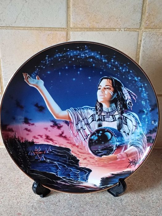 porcelanowe talerze dekoracyjne