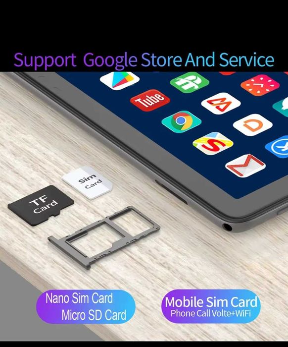 Планшет з SIM карта. Новий. BDF 10.1" 4/64.