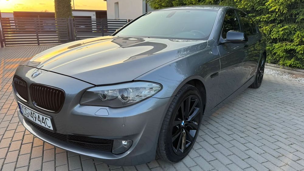 BMW Seria 5 3.0 Benzyna F10 Niski Przebieg Skóry Alufelgi 19" Zadbany