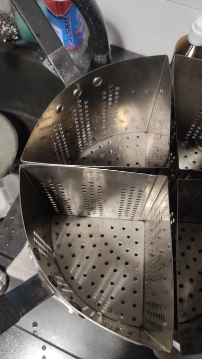 Wkłady do gotowania makaronu o średnicy 300 mm stalgast
