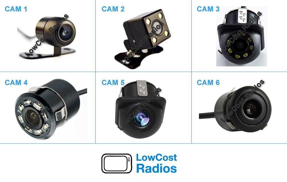 Câmeras Traseiras Universais para Rádios ANDROID | CARPLAY • ANDROID AUTO