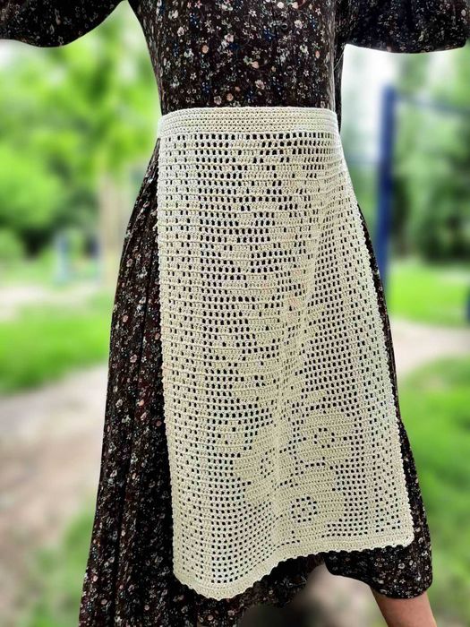 Запаска, фартух " Квіти" РОЗПРОДАЖ