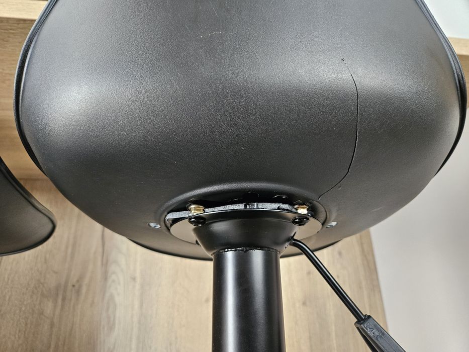 Hoker x2 stołek barowy czarny hokery podstawa