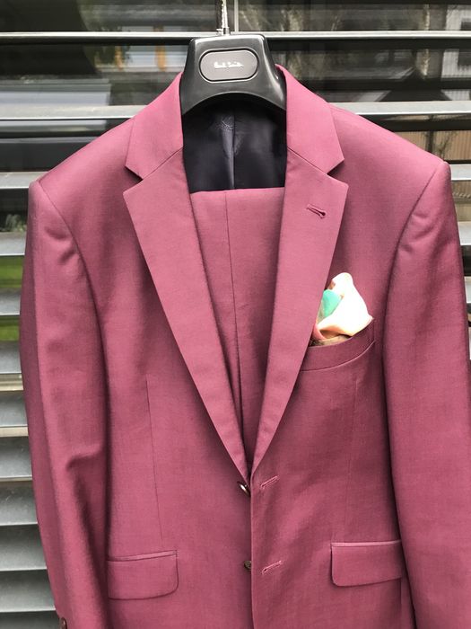 Paul Smith garnitur męski bordowy rozmiar iT46
