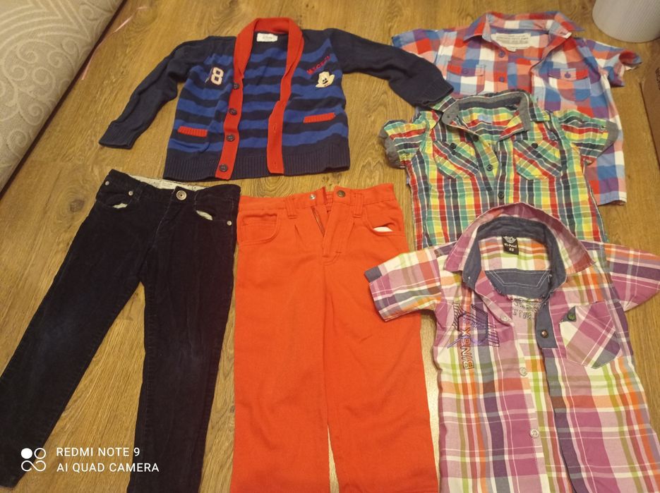 Zestaw elegancki koszule spodnie