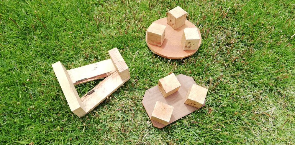 5 Mini Bancos Jardim (Pague 4 Leve 5)