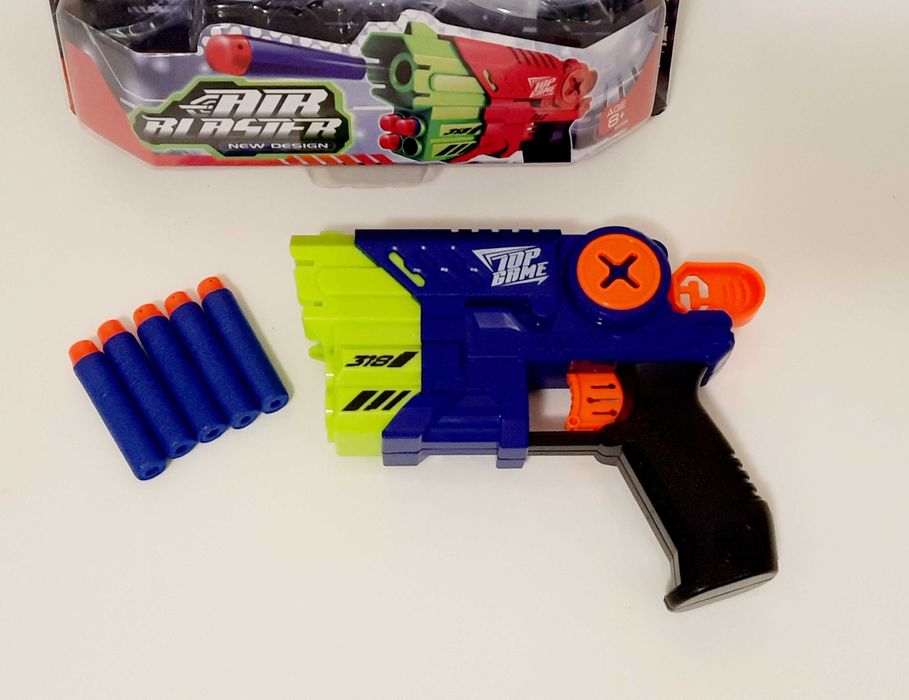 Бластер з м'якими кулями патронами Пістолет аналог Nerf Нерф Як новий