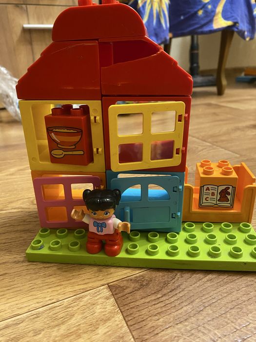 Lego Duplo екскаватор, мій дім, деталі