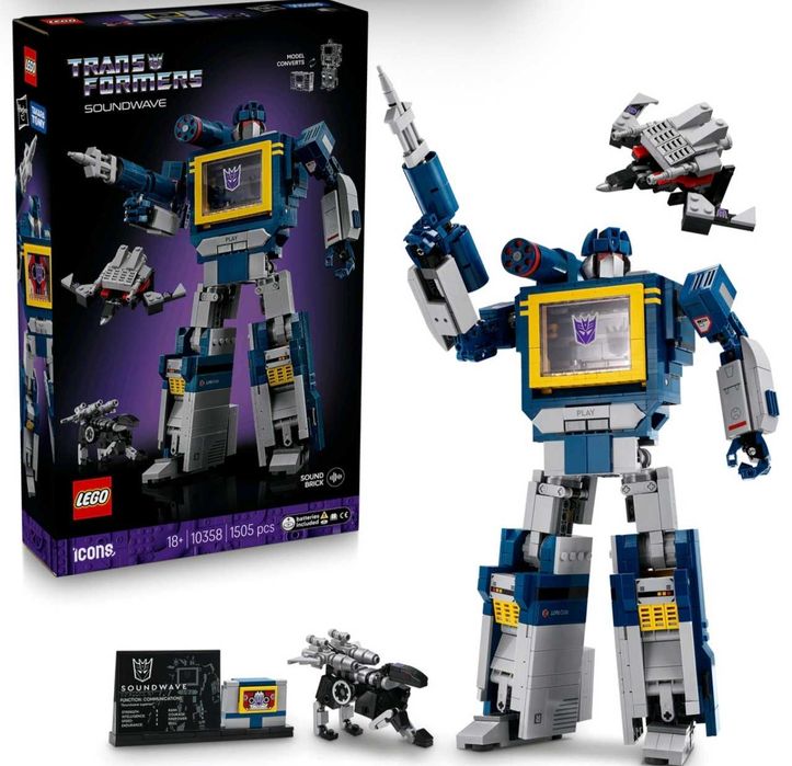 Lego Transformers Takara Tomy Soundwave
