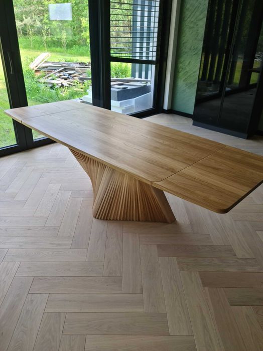Stół dębowy wymiary 160 plus 2x40 dostawki