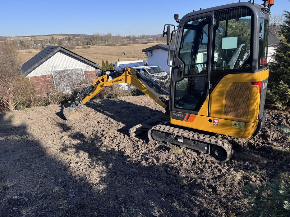 Usługi ziemne minikoparką