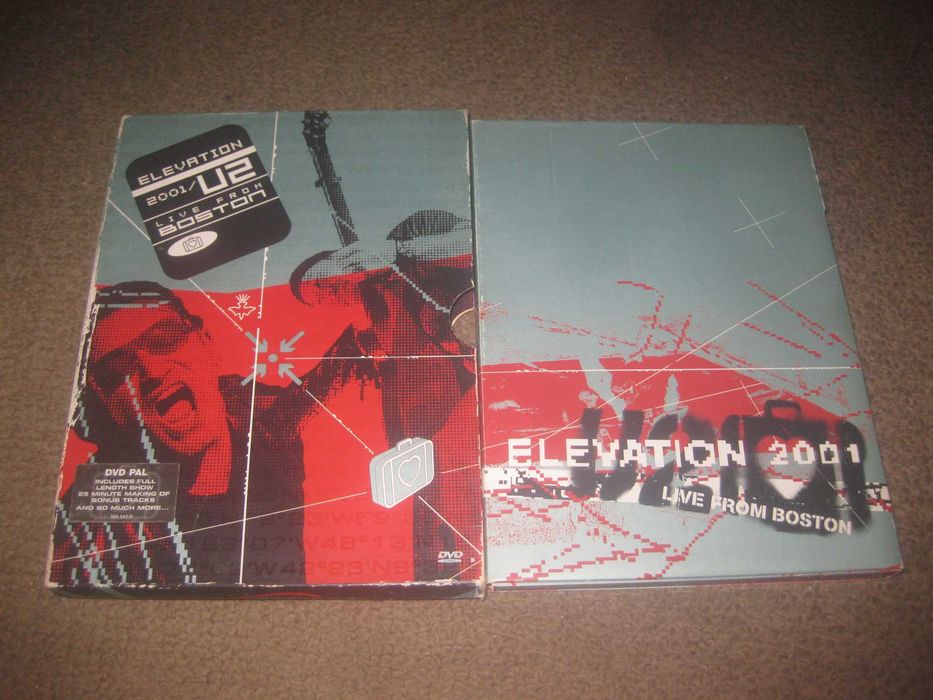 U2 "Elevation 2001: Live from Boston" Edição Especial com 2 DVDs em Digipack!