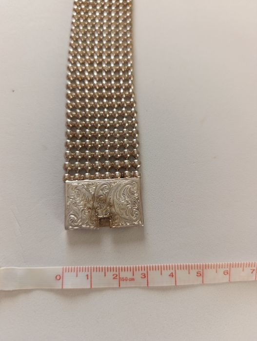 Pulseira/bracelete vintage em prata