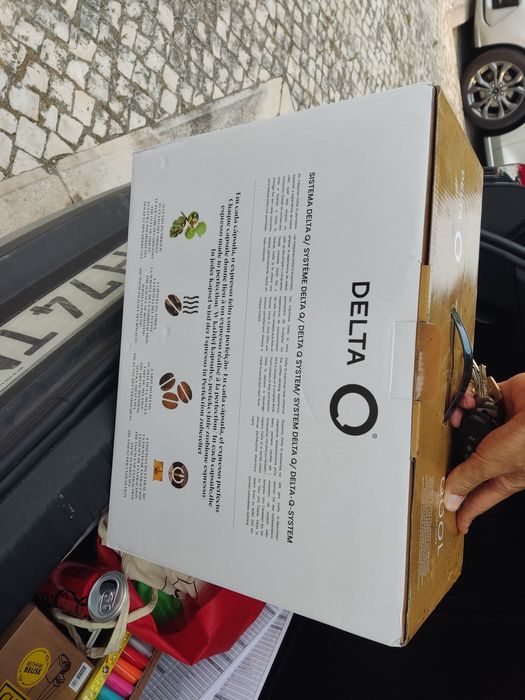 Máquina café Delta Q qool evolution preta (NOVA)