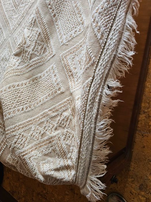 Colcha em linho como nova