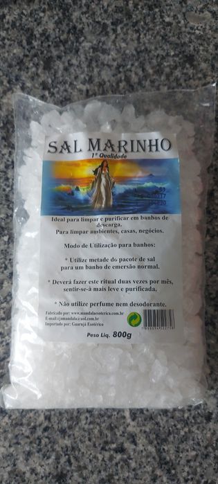 Sal para purificar se 1a qualidade