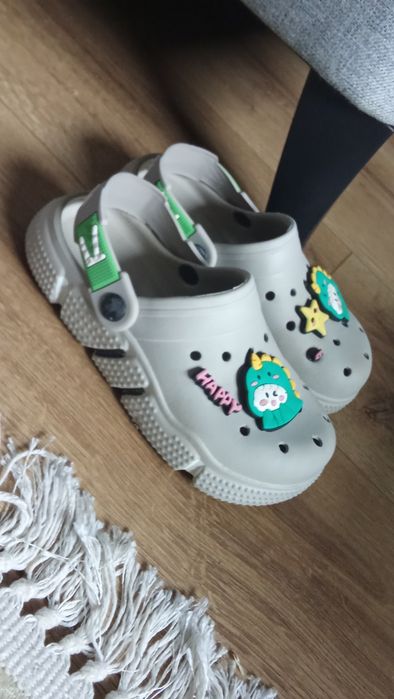 Klapki chłopięce jak a'la croccs 34