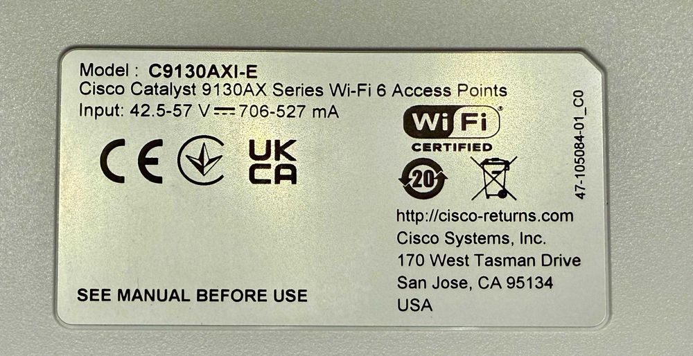 Acess Point Cisco C9130AXI-E