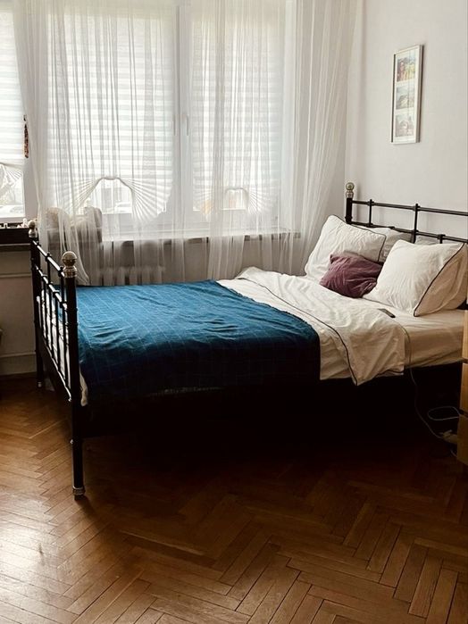 Łóżko Ikea Svelvik 140x200 metalowe i stelaż