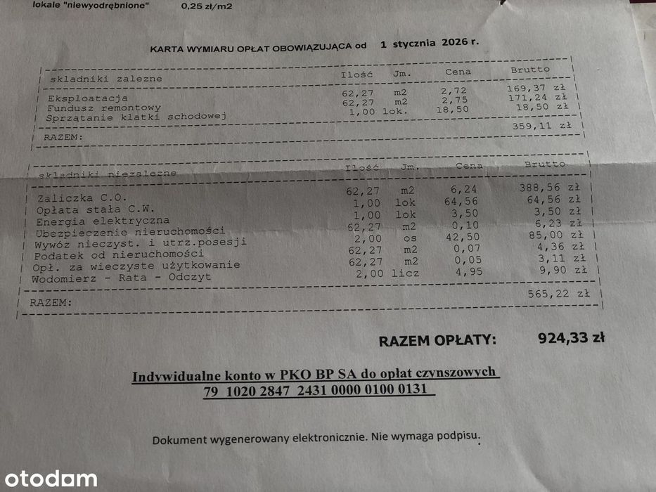 Mieszkanie do zamieszkania od razu