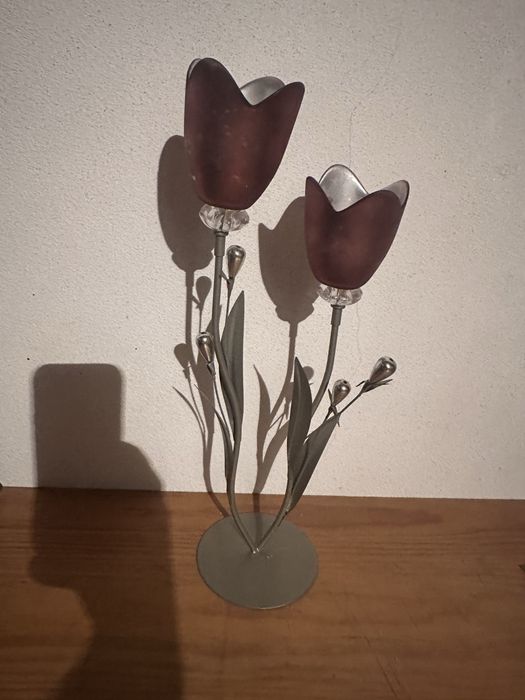 Candlestick in the Shape of Tulips